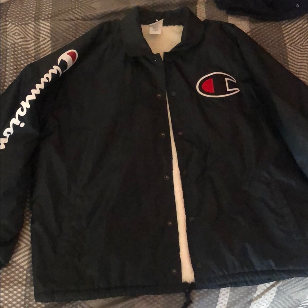Champion Sherpa Lined Coaches Jacket